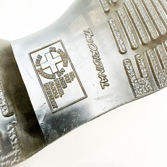 Dr. Martens Docs 1461 Frill Black Ruffled Leather Accent Loafer Size 6 NWT - Picture 3 of 6